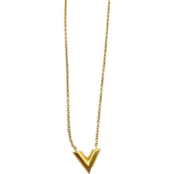 946267BM (S3) Louis Vuitton Necklace Gold Metal - Picture 3 of 11